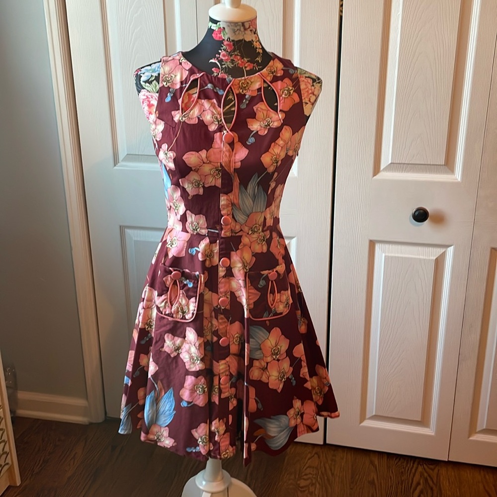 Vintage theme cocktail dress